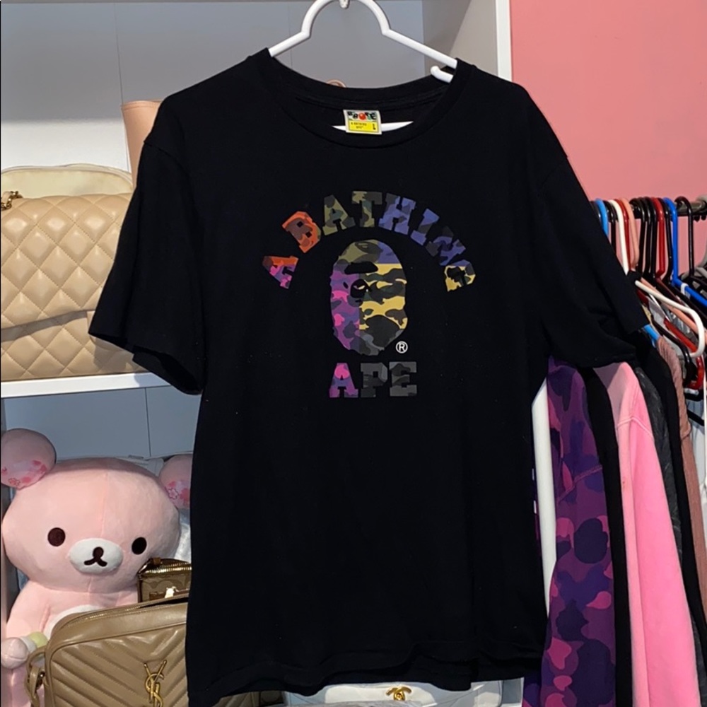 Bape Multicolor Camo Tee